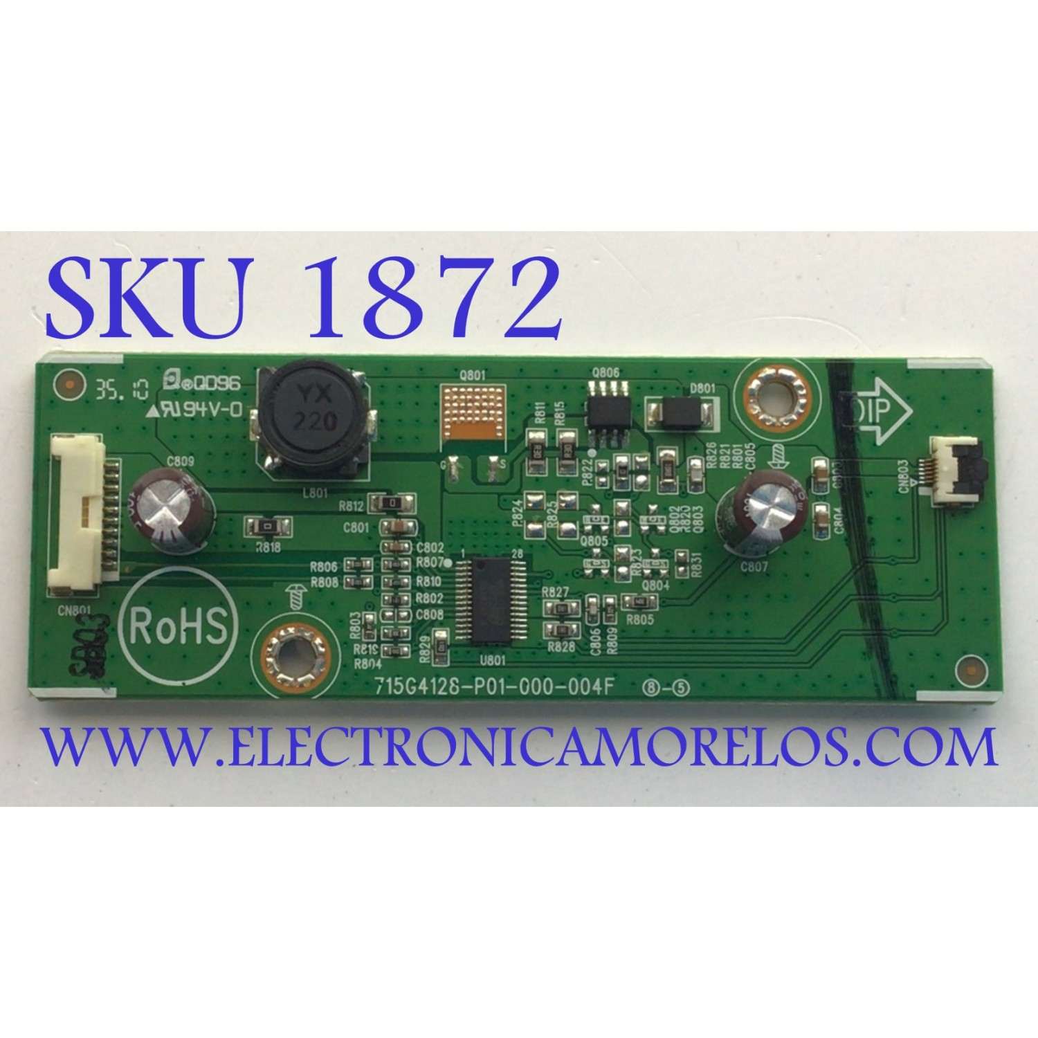 T-CON PARA MONITOR ACER / NUMERO DE PARTE AD491GQAD / 715G4128-P01-000-004F / MODELO S231HL BID 